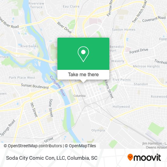 Soda City Comic Con, LLC map