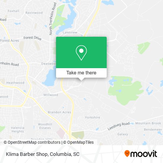 Mapa de Klima Barber Shop