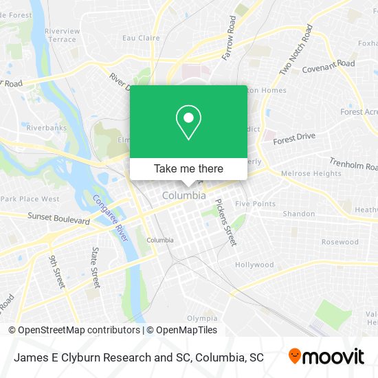 James E Clyburn Research and SC map