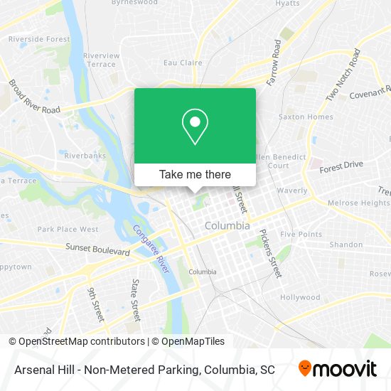 Mapa de Arsenal Hill - Non-Metered Parking