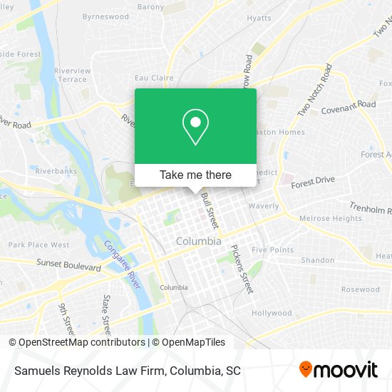 Samuels Reynolds Law Firm map