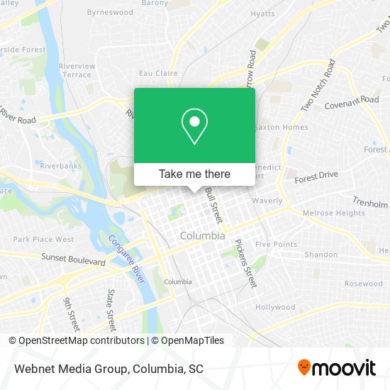 Mapa de Webnet Media Group