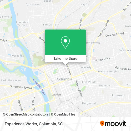 Experience Works map