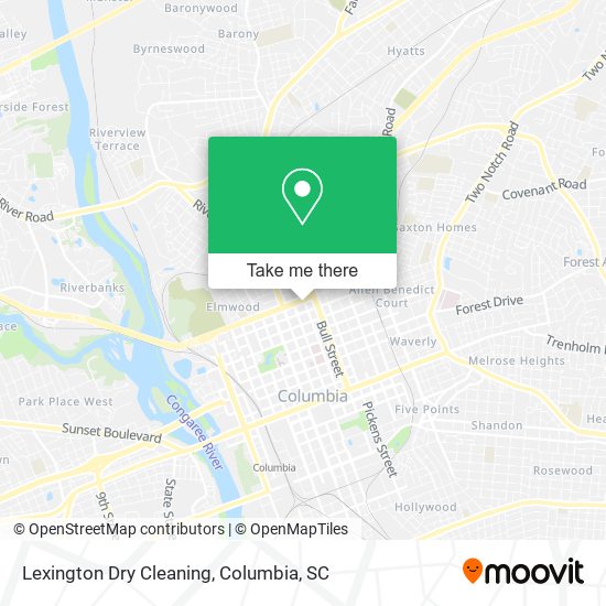 Lexington Dry Cleaning map