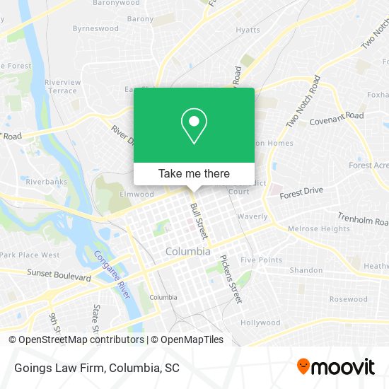 Goings Law Firm map