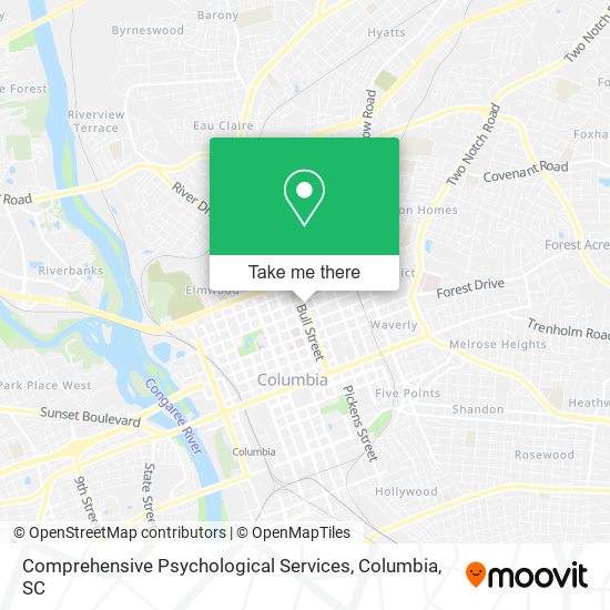 Comprehensive Psychological Services map