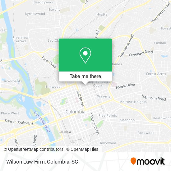 Wilson Law Firm map