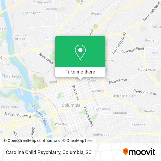 Carolina Child Psychiatry map