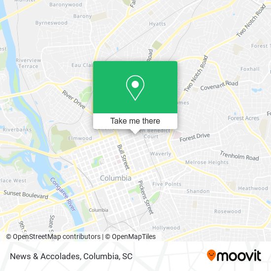 News & Accolades map