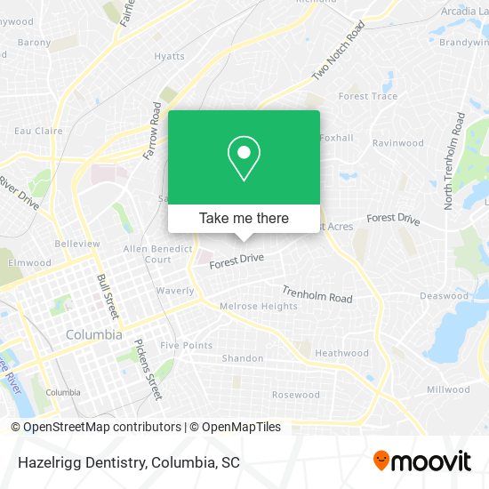 Hazelrigg Dentistry map