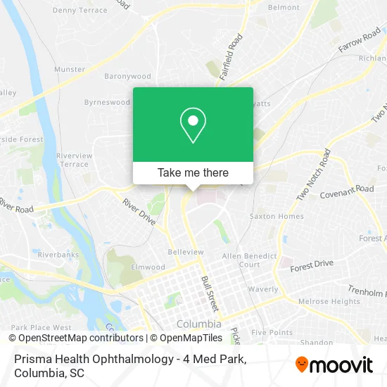 Prisma Health Ophthalmology - 4 Med Park map