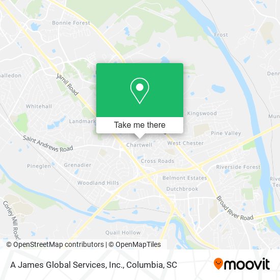A James Global Services, Inc. map