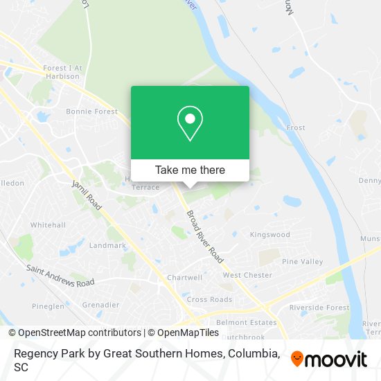 Regency Park by Great Southern Homes map