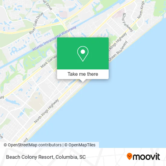 Beach Colony Resort map