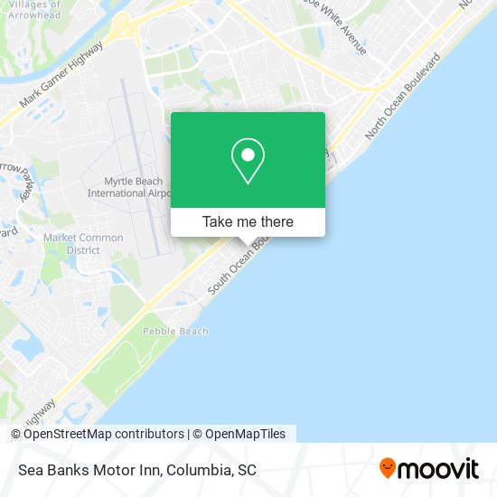 Sea Banks Motor Inn map