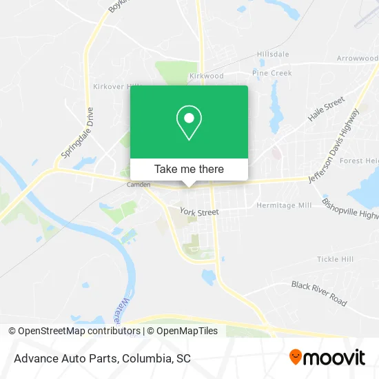 Advance Auto Parts map