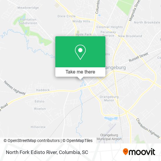 North Fork Edisto River map