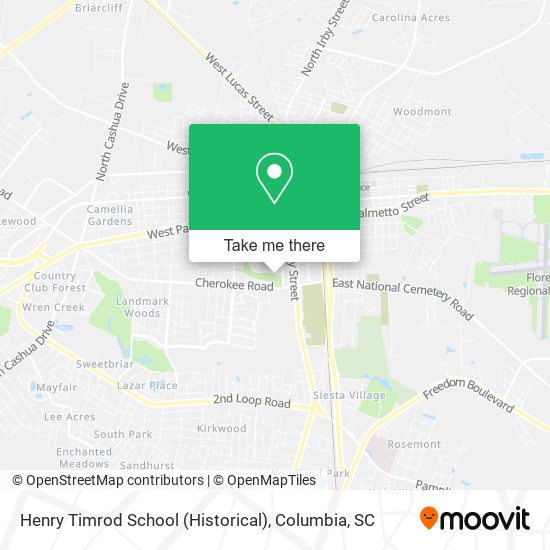 Henry Timrod School (Historical) map