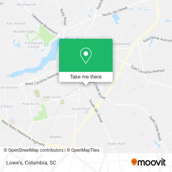 Lowe's map
