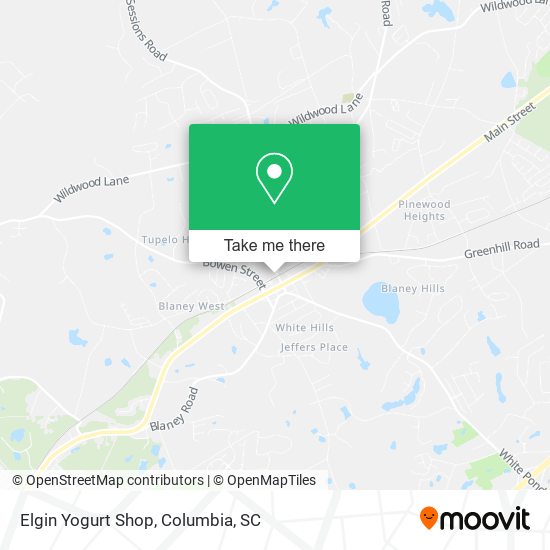 Elgin Yogurt Shop map
