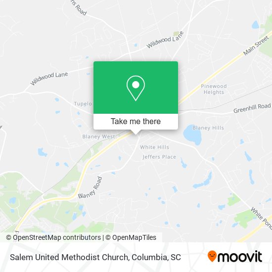 Salem United Methodist Church map