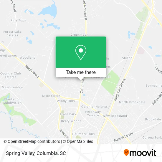 Spring Valley map