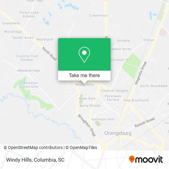 Mapa de Windy Hills
