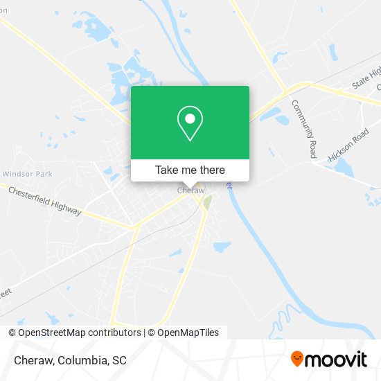 Cheraw map