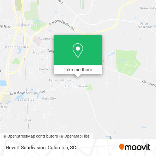 Mapa de Hewitt Subdivision