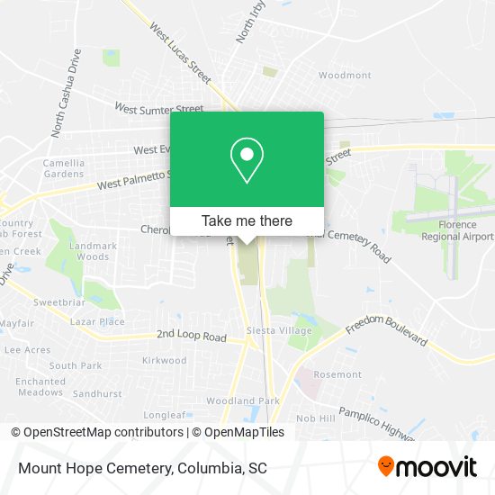 Mount Hope Cemetery map