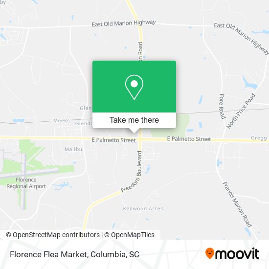 Mapa de Florence Flea Market