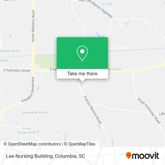 Lee Nursing Building map