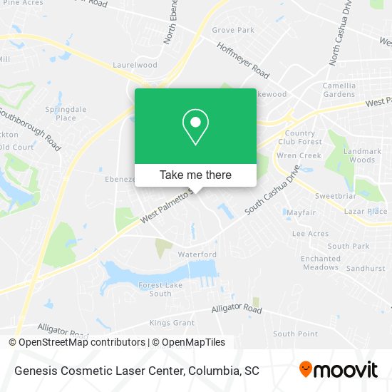 Genesis Cosmetic Laser Center map