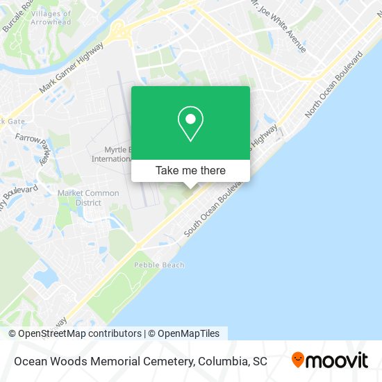 Ocean Woods Memorial Cemetery map