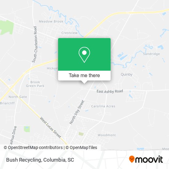 Mapa de Bush Recycling