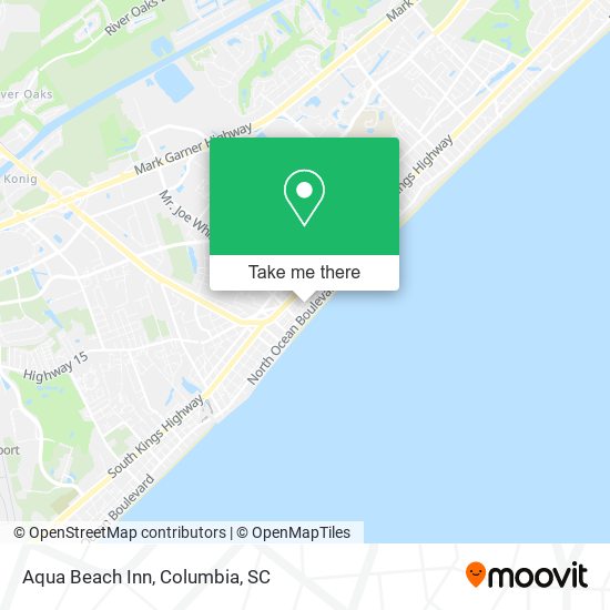 Mapa de Aqua Beach Inn