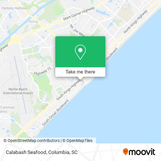 Calabash Seafood map