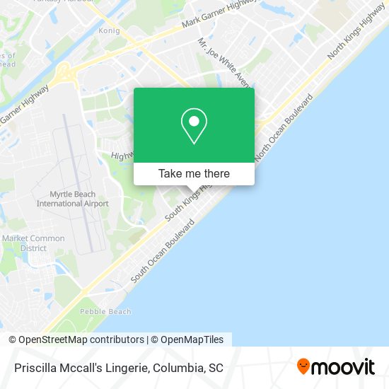 Priscilla Mccall's Lingerie map