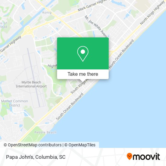Mapa de Papa John's
