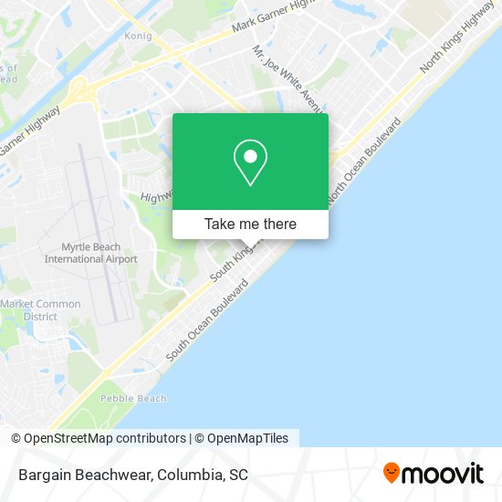 Mapa de Bargain Beachwear