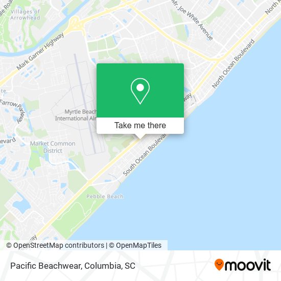 Mapa de Pacific Beachwear