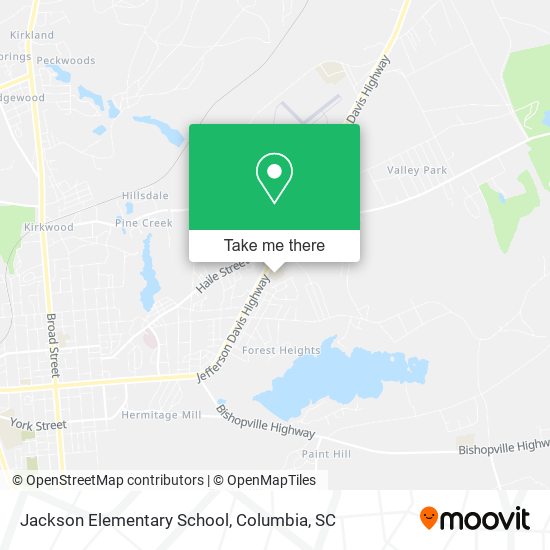 Mapa de Jackson Elementary School