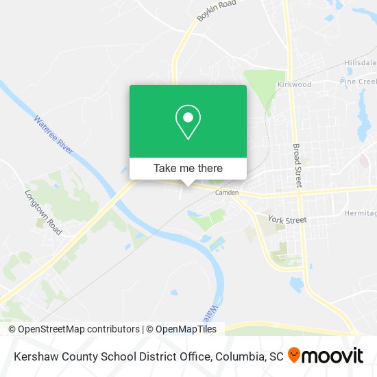 Kershaw County School District Office map