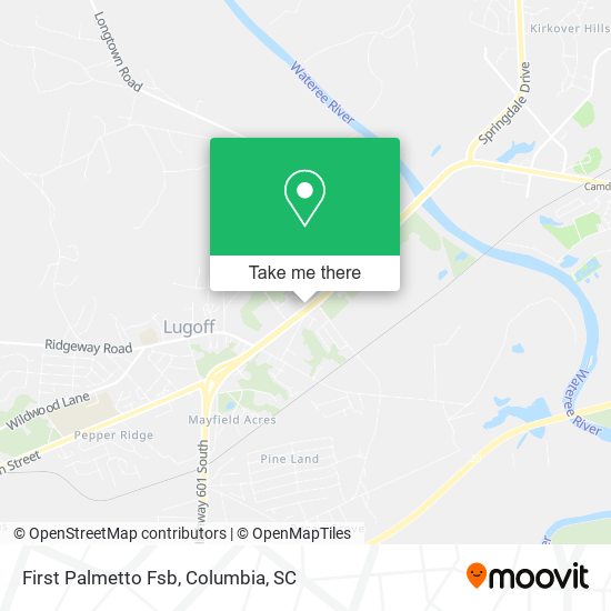 Mapa de First Palmetto Fsb