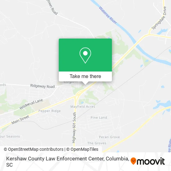 Mapa de Kershaw County Law Enforcement Center