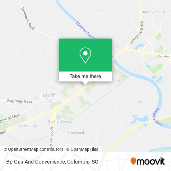 Bp Gas And Convenience map