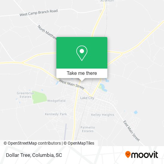 Mapa de Dollar Tree