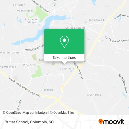 Butler School map