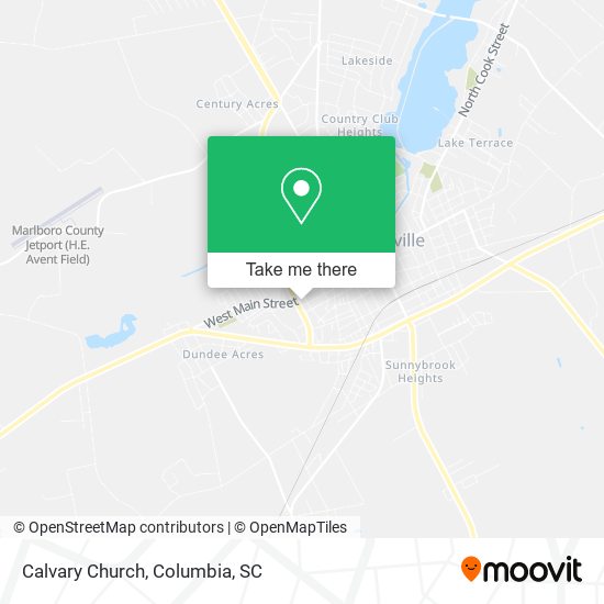 Calvary Church map