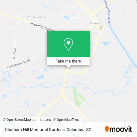 Chatham Hill Memorial Gardens map